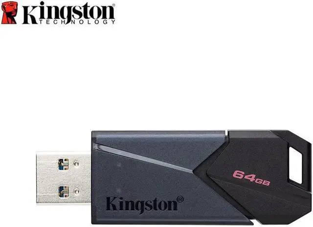 Alt view image 2 of 6 - Kingston DataTraveler Exodia Onyx 64GB USB 3.2 Gen 1 Type A Flash Drive 64G DTXON DTXON/64GB with OEM USB Lanyard
