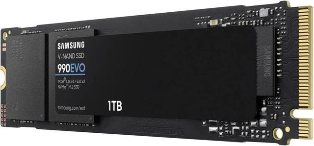 SAMSUNG SSD 990 EVO 1TB PCIe 4.0 x4 and PCIe 5.0 x2 M.2 2280 Up to