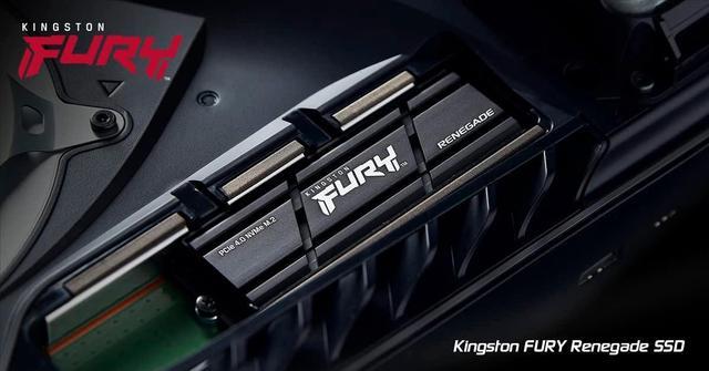 Alt view image 3 of 6 - Kingston Fury Renegade 1TB PCIe NVMe M.2 Internal Gaming SSD SFYRSK/1000G