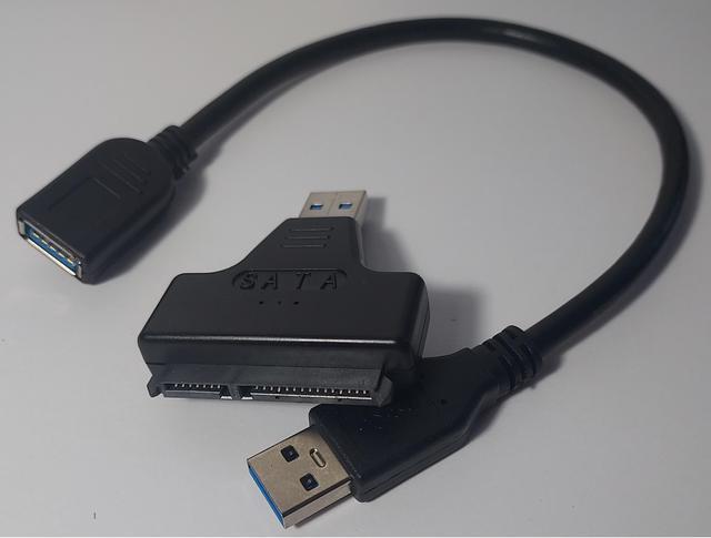 Alt view image 5 of 5 - JacobsParts USB 3.0 to SATA III SSD HDD  2.5" Hard Drive Adapter Cable, Supports UASP