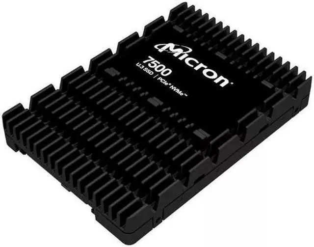 Main image of Micron MTFDKCC7T6TGP-1BK1DABYYR 7500 Pro 7.68TB U.3 PCIe 4.0 NVMe SSD