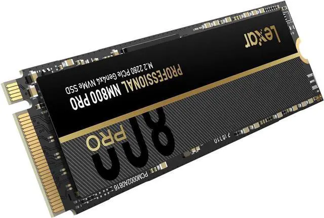 Alt view image 3 of 8 - Lexar 1TB Professional NM800 PRO SSD PCIe Gen4 NVMe M.2 2280 Internal Solid State Drive, Up to 7500/6300 MB/s Read/Write, for PS5, Gamers and Creators, Black (LNM800P001T-RNNNG)