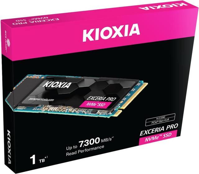 Kioxia LSE10Z001TG8 Exceria Pro NVME M.2 1TB SSD, PCIe 4.0 x4, Up to  7300MB/s Read Speed - Newegg.com