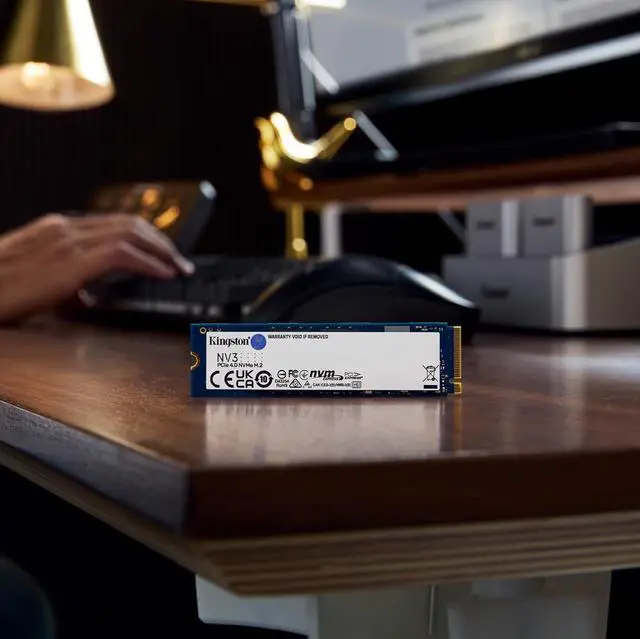 Alt view image 3 of 13 - Kingston NV3 M.2 2280 4TB PCIe 4.0 x4 NVMe Internal Solid State Drive (SSD) SNV3S/4000G Up to 6000 MB/s