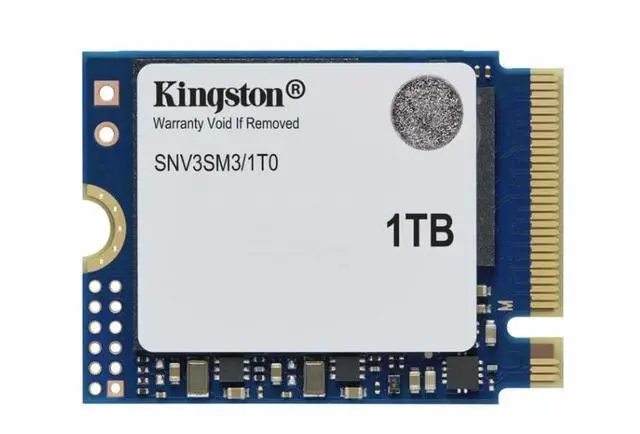 Alt view image 2 of 6 - Kingston NV3 M.2 2230 1TB PCIe 4.0 x4 NVMe Internal Solid State Drive (SSD) SNV3SM3/1T0 Up to 6000 MB/s