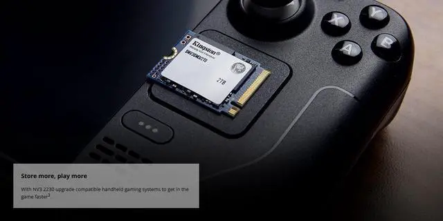 Alt view image 6 of 6 - Kingston NV3 M.2 2230 1TB PCIe 4.0 x4 NVMe Internal Solid State Drive (SSD) SNV3SM3/1T0 Up to 6000 MB/s