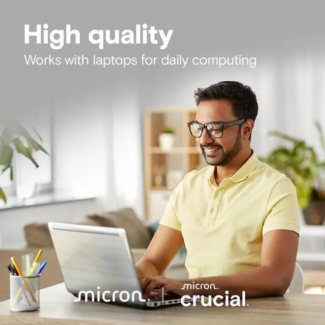 Alt view image 5 of 5 - Crucial E100 2TB M.2 2280 NVMe PCI-Express 4.0 x4 PCIe Gen4 Internal SSD, Up to 5,000MB/s, CT2000E100SSD8