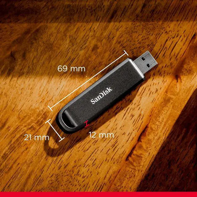 Alt view image 6 of 7 - SanDisk 1TB Extreme PRO Flash Drive with USB-A - Up to 1000MB/s Read speeds and 900MB/s Write speeds - for Laptops, Computers, Desktops - High Performance Drive, Black - SDCZ820-1T00-G46