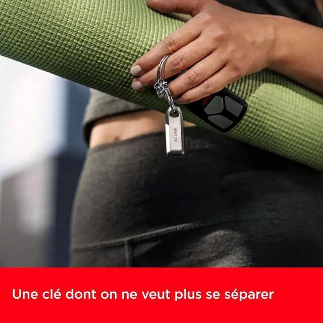 Alt view image 7 of 7 - SanDisk 64GB Ultra Luxe USB Type-C Flash Drive - Up to 300MB/s, USB 3.2 Gen 1, Premium Metal Design - SDCZ75-64G-G46 with OEM USB Lanyard