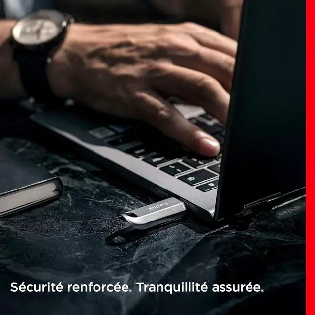 Alt view image 4 of 7 - SanDisk 1TB Ultra Luxe USB Type-C Flash Drive - Up to 400MB/s, USB 3.2 Gen 1, Premium Metal Design - SDCZ75-1T00-G46