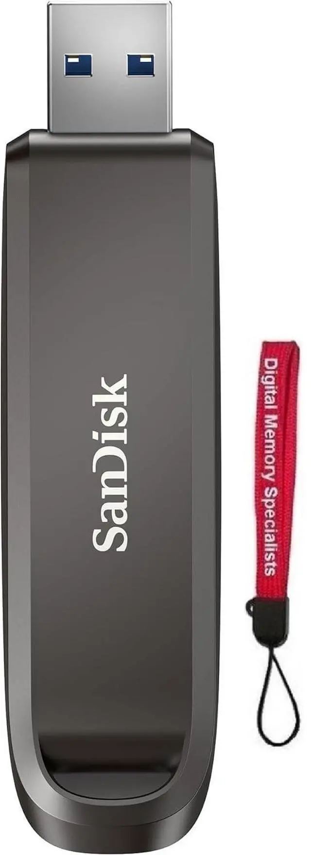 Main image of SanDisk 1TB Extreme PRO Flash Drive with USB-A - Up to 1000MB/s Read, 900MB/s Write speeds - for Laptops, Computers, Desktops - High Performance Drive, Black - SDCZ820-1T00-G46 with OEM USB Lanyard