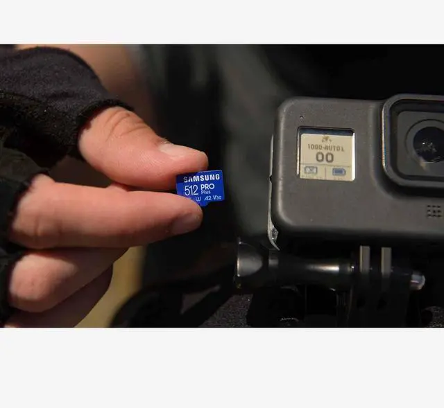 Alt view image 3 of 6 - SAMSUNG PRO Plus microSD Memory Card + Reader, 512GB MicroSDXC, Up to 180 MB/s, Full HD & 4K UHD, UHS-I, C10, U3, V30, A2 for Android Phones, Tablets, GoPRO, DJI Drone, MB-MD512SB/AM, 2023