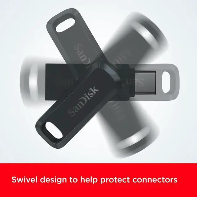 Alt view image 6 of 7 - SanDisk 2TB Ultra Dual Drive Go USB Type-C USB 3.2 Gen 1 Speed up to 400MB/s SDDDC3-2T00-G46
