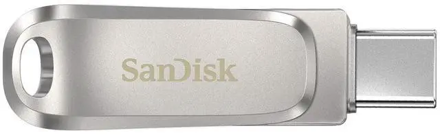 Alt view image 6 of 7 - SanDisk 2TB Ultra Dual Drive Luxe USB Type-C, Up to 400MB/s, USB 3.2 Gen 1, -in-1 Drive for USB Type-C and USB Type-A, Silver Metal Flash Drive (SDDDC4-2T00-G46)