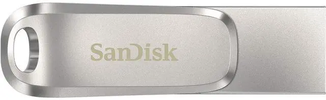 Main image of SanDisk 2TB Ultra Dual Drive Luxe USB Type-C, Up to 400MB/s, USB 3.2 Gen 1, -in-1 Drive for USB Type-C and USB Type-A, Silver Metal Flash Drive (SDDDC4-2T00-G46)