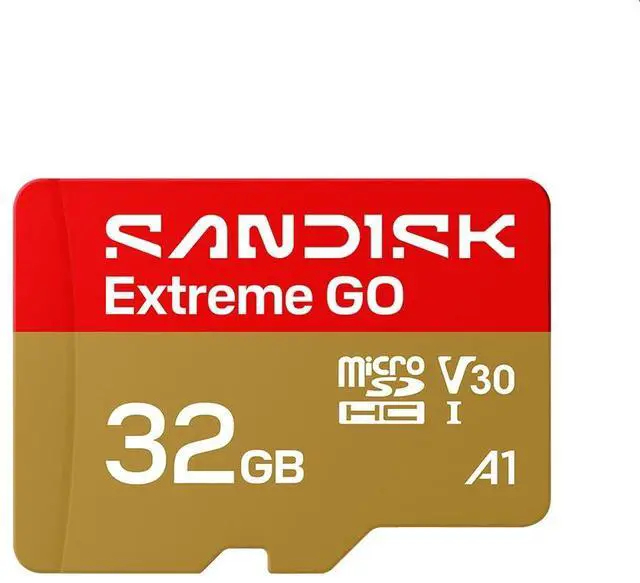 Main image of SanDisk Extreme GO microSD 32GB microSDHC Memory Card, Up to 100MB/s UHS-I U3 4K V30 A1 for Android SDSQXGN-032G-GN6MN