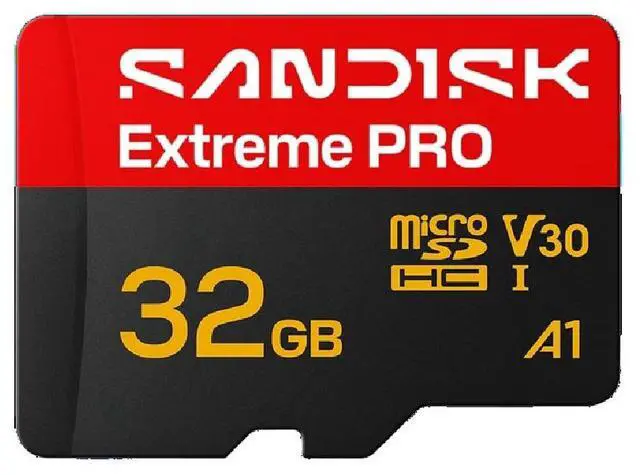 Main image of SanDisk 32GB Extreme PRO microSD A1 microSDHC UHS-I U3 C10 A1 V30, up to 100MB/s for 4K UHD Video Memory Card + Adapter SDSQXCO-032G-GS6MA