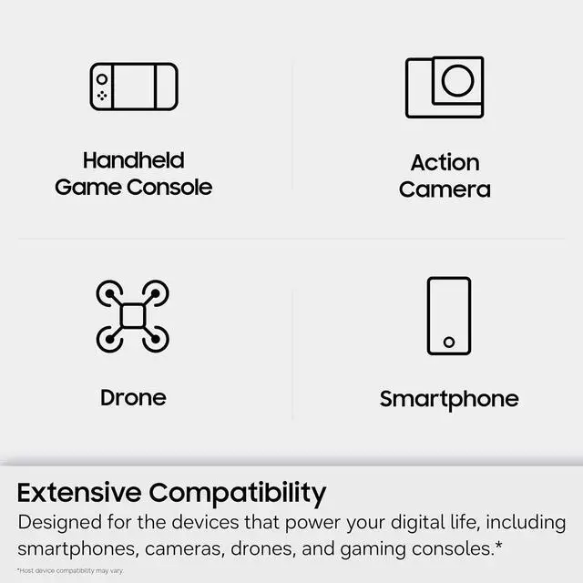 Alt view image 6 of 7 - Samsung microSDXC T9 256GB, Up to 200 MB/s, UHS-I U3 4K A2 V30 microSD for Avid Gamers & Professional Creators MB-MH256T with Adapter