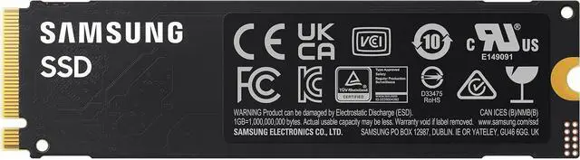 Alt view image 2 of 7 - SAMSUNG 990 M.2 2280 1TB PCIe 4.0 x4, Read/Write Speeds Up to 7,150/6,450 MB/s, Samsung V NAND Internal Solid State Drive SSD made for Game Collectors, DIY PC Builders & Digital Archivists MZ-V9V1T0BW