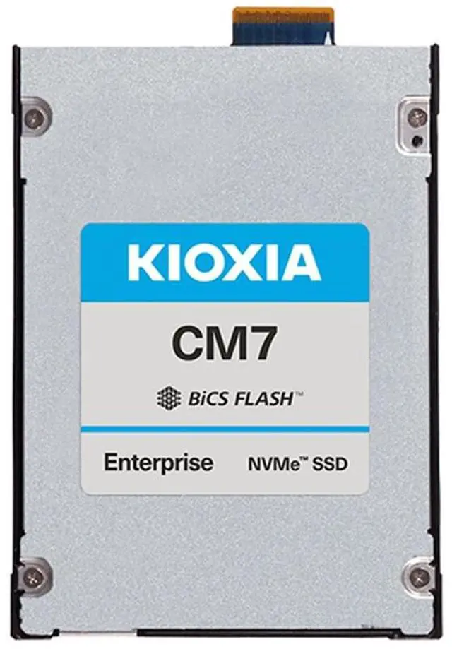 Alt view image 2 of 2 - Kioxia KCM7XRJE1T92 CM7-R Enterprise & Read Intensive SSD 1.92TB EDSFF E3.S 7.5 mm PCIe 5 x 4 NVMe 3D TLC 1DWPD