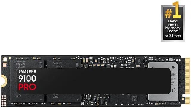 Main image of SAMSUNG SSD 9100 PRO 2TB, PCIe 5.0x4 M.2 2280, Seq. Read Speeds Up to 14,700MB/s, Best for AI Computing, Gaming, and Heavy Duty Workstations (MZ- VAP2T0B/AM)