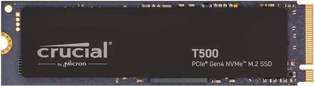 Main image of Crucial T500 M.2 2280 4TB PCIe 4.0 NVMe 3D NAND TLC Internal Solid State Drive (SSD) CT4000T500SSD3