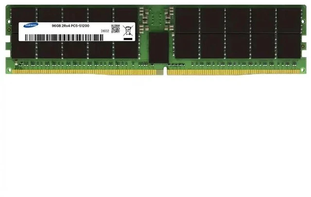 Main image of Samsung MDRRWM4QDBC2-3G000 96GB DDR5 6400 CL52 Registered DIMM Memory