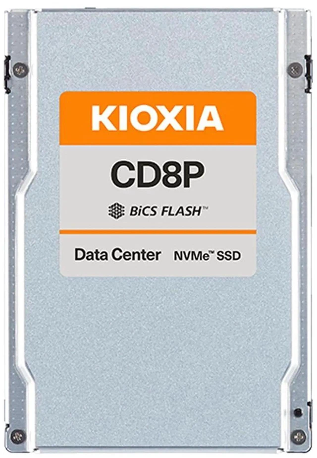 Main image of KIOXIA CD8P-R Series KCD81PUG3T84 3840 GB 2.5-inch, 15mm PCIe Gen5 x4 Data Center NVMe Read Intensive SSD
