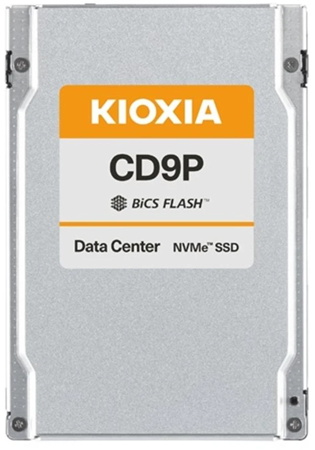 Main image of KIOXIA CD9P-R Series 3.84TB (2.5-inch) 3,840 GB PCIe 5.0, NVMe 2.0 Data Center NVMe Read Intensive SIE SSD, KCD9XPUG3T84