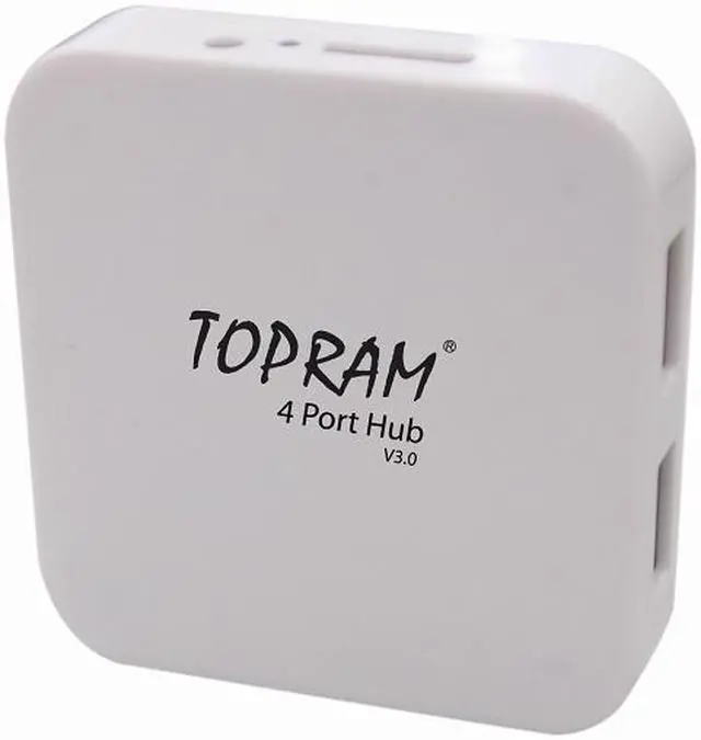 Main image of TOPRAM External 4 ports USB 3.0 Super Speed Pocket Sized Slim Design 4-port High Speed Hub up to 5Gbs