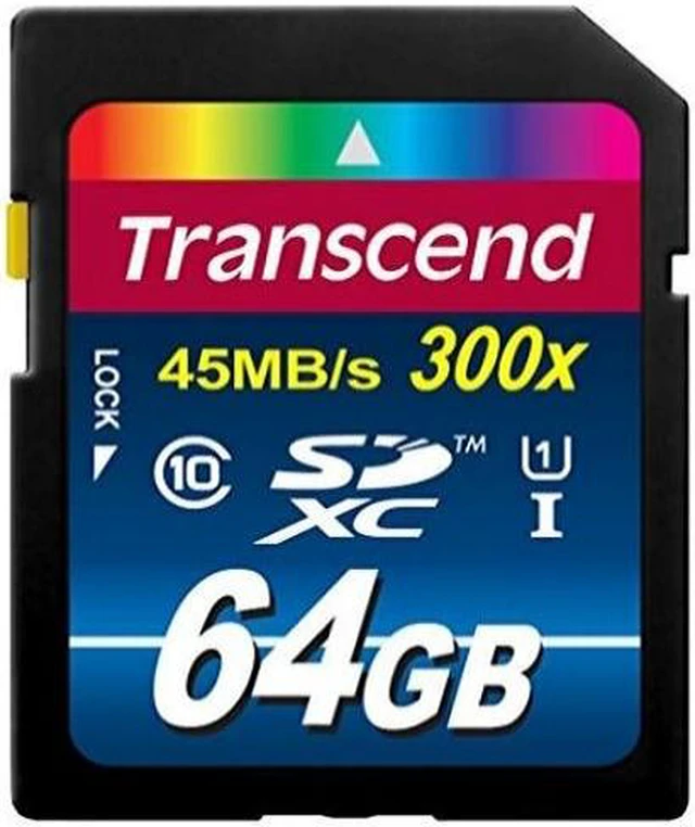 Alt view image 4 of 13 - Transcend Premium 64GB Secure Digital Extended Capacity (SDXC) Flash Card