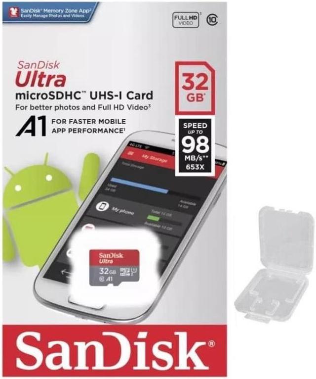 SanDisk Ultra SDHC UHS Card, 32GB