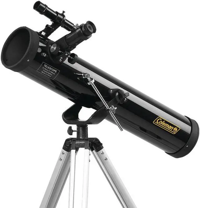 Main image of COLEMAN C767K AstroWatch D76mm x 700mm Reflector Telescope Kit with Carrying Case