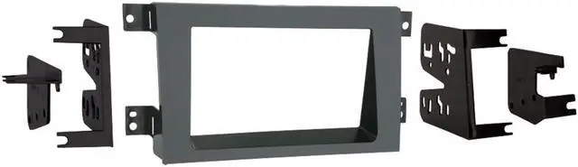 Alt view image 4 of 9 - 2005 - 2008 Honda Ridgeline Double DIN Stereo Installation Kit - 95-7870G - Gray