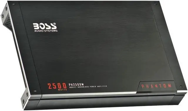 Alt view image 5 of 16 - New Boss Ph2500m 2500W Mono Block Phantom Series Car Audio Amplifier 2500 Watt
