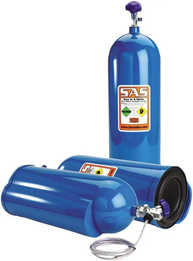 Alt view image 2 of 2 - BAZOOKA NOS8 NOS CAN BOTTLE 8" SUBWOOFER CAR SUB NEW