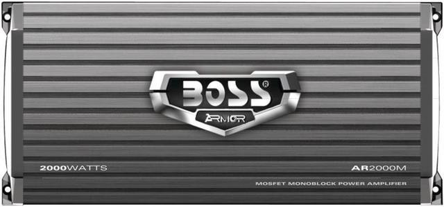 Alt view image 4 of 20 - Boss Armor AR2000M 2000 Watt Monoblock A/B Amplifier Car Audio Amp & Bass Remote