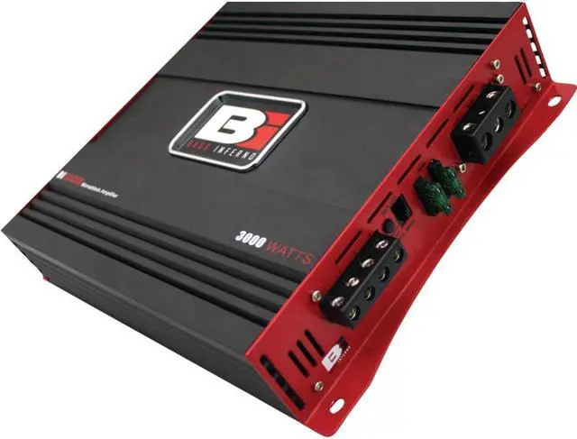 Alt view image 5 of 10 - Bass Inferno Bi3000D 3,000-Watt Black Edition Series Class D Amp