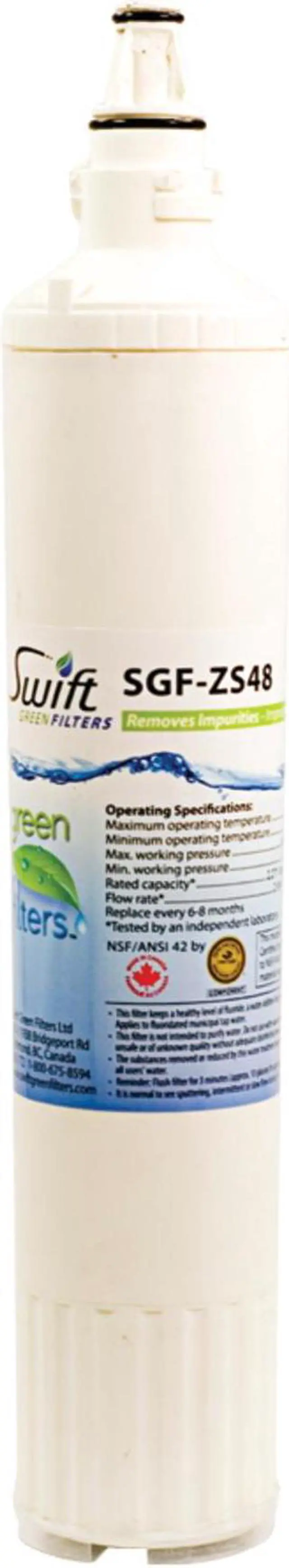 Alt view image 2 of 5 - Swift Green SGF-ZS48 Refrigerator Filter for Sub Zero