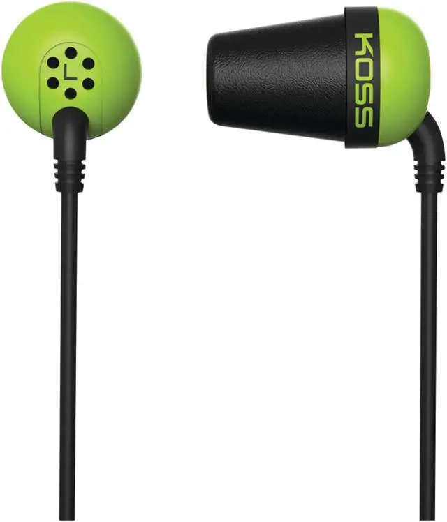 Main image of KOSS Green PLUGG Earbud Noise Isolating
