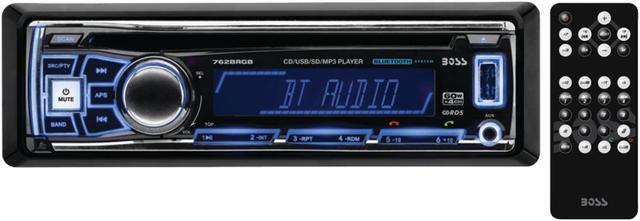 Alt view image 11 of 11 - BOSS AUDIO 762BRGB Single-DIN In-Dash CD AM/FM Receiver with RGB Illumination (With Bluetooth(R))