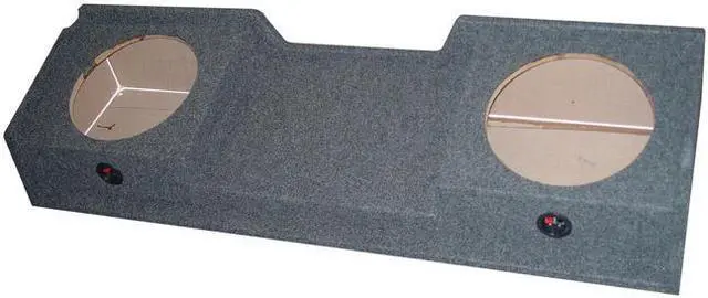 Main image of QPOWER GMC12 DF EMPTY WOOFER BOX GMC XCAB '99-06 DOWNFIRING; 2 (12)