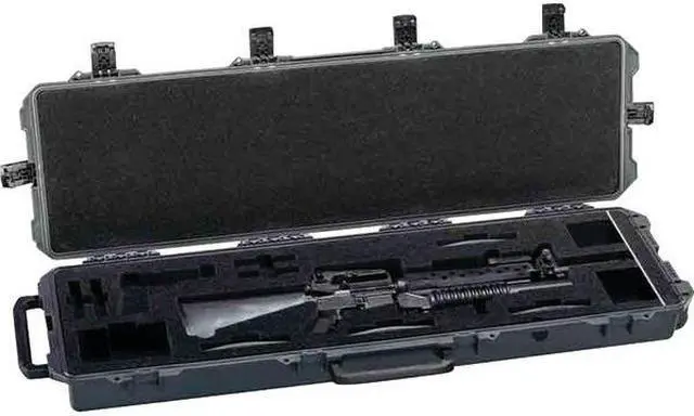 Alt view image 4 of 7 - PELICAN 472PWCM16BLK Mobile Armory(TM) Injection-Molded Pre-Cut M16 Storage Case