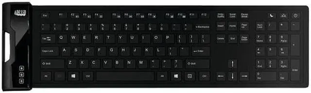 Main image of Adesso SLIMTOUCH 232 FLEX KYBRD- Part # AKB-232UB
