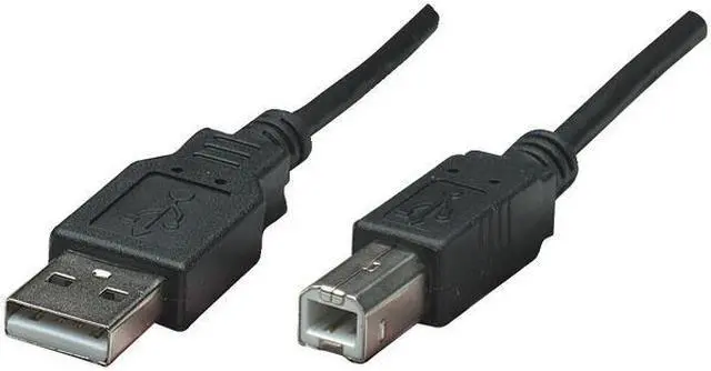 Alt view image 2 of 3 - MANHATTAN 374507 High-Speed USB A-Male to B-Male Cable, 1.5ft