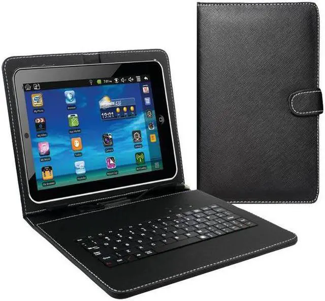 Alt view image 7 of 9 - Supersonic SC-107KB Keyboard Case Set 7" tablet Stylus Pen & USB Charging Cable
