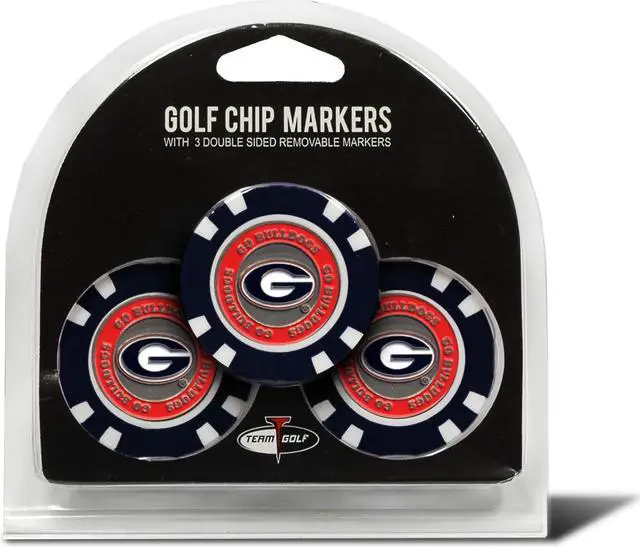 Alt view image 2 of 3 - TEAM GOLF 21188 University of Georgia Golf Chip - Pack of 3