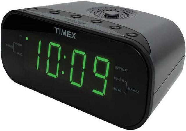 Main image of Timex(R) Audio T231GRY2 AM/FM Dual Alarm Clock Radio with Digital Tuning (Gunmetal Gray)