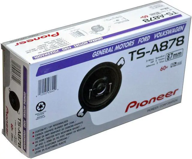 Alt view image 17 of 20 - Pioneer TS-A878 A-Series 3.5 60-Watt 2-Way Speakers