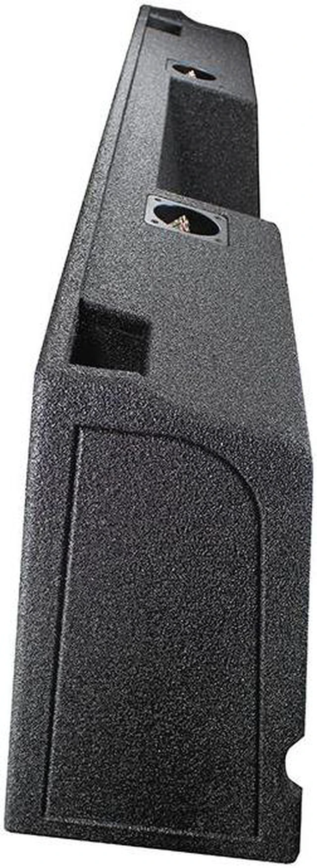 Alt view image 4 of 19 - QPower 2 Hole 2014-2016 GM/Chevy Crew Cab 10" Ported Subwoofer Box | QBGMC14210